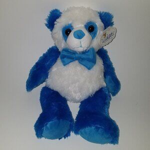 NWT Glow Bug Wishpets Plush Blue White Teddy Bear Stuffed Animal Toy Lovey 2012